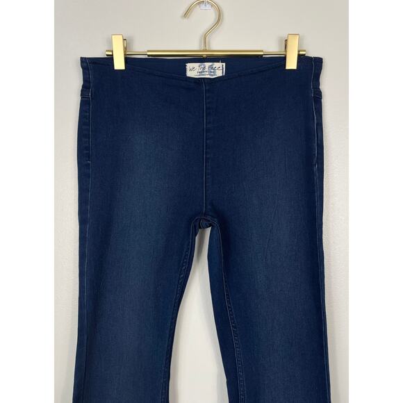 We The Free Penny Pull-On Flare Jeans Riviera Blue Size 26 *Altered to Raw Hem - Picture 5 of 15